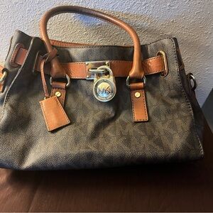 Michael Kors Brown and Tan Women's Bag